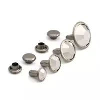 Pack of 5000 Rhinestone Rivets - Hematite